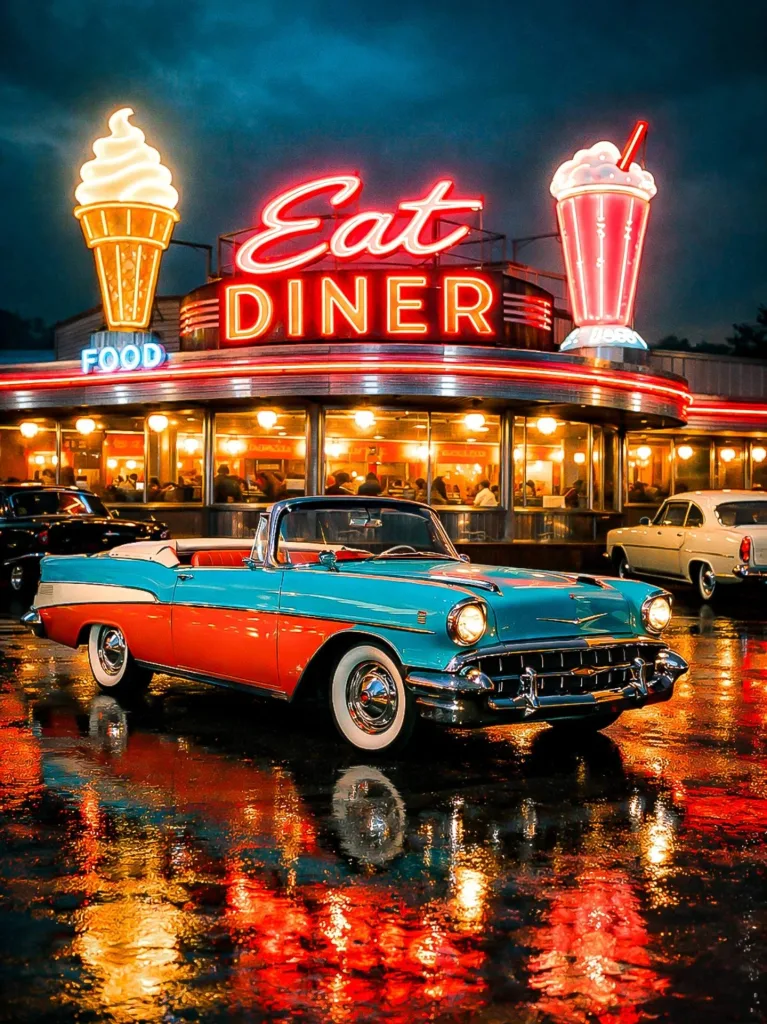 Classic Neon Diner