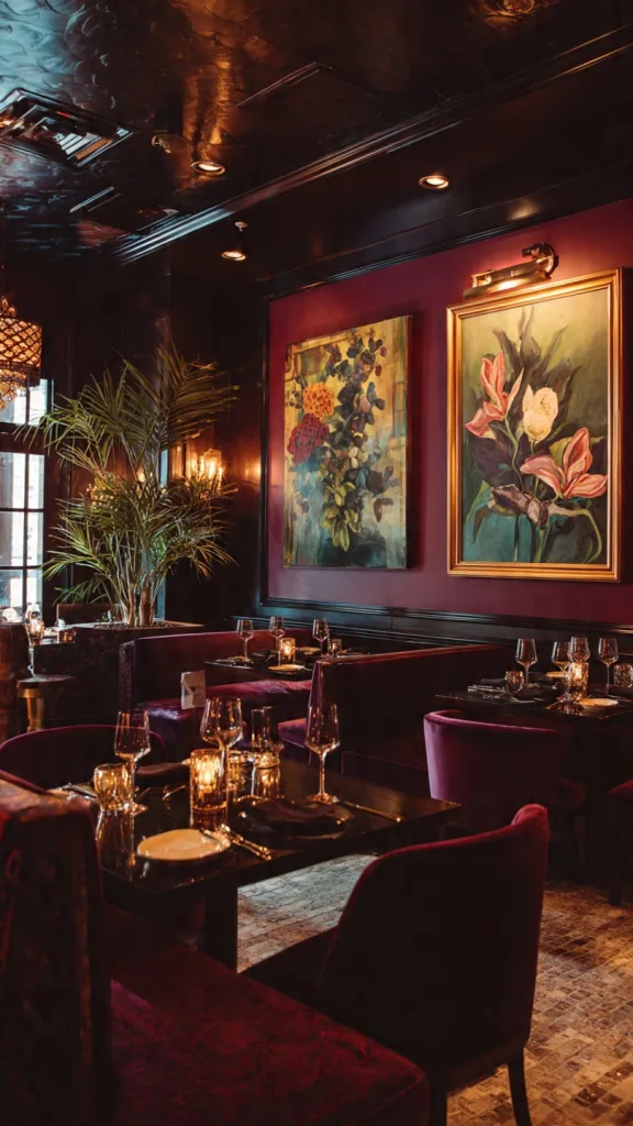 10 Creative Restaurant Aesthetic Ideas That Turn First-Time Visitors Into Regulars 5 Dark and Moody
