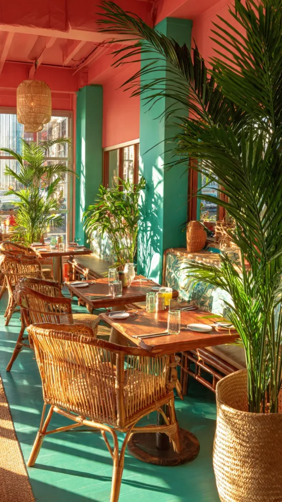 10 Creative Restaurant Aesthetic Ideas That Turn First-Time Visitors Into Regulars 4 Tropical Paradise