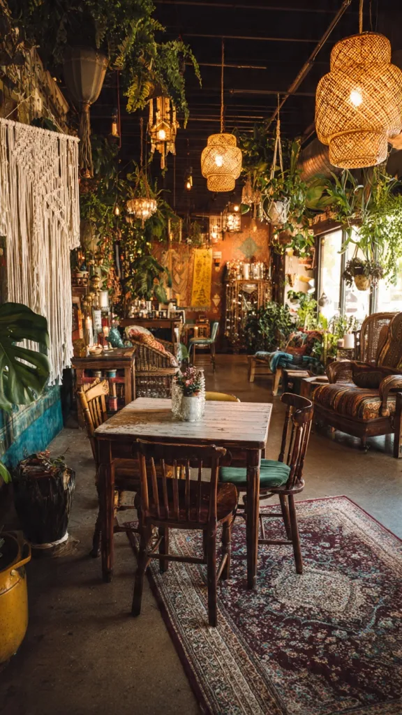 10 Creative Restaurant Aesthetic Ideas That Turn First-Time Visitors Into Regulars 10 Eclectic Bohemian