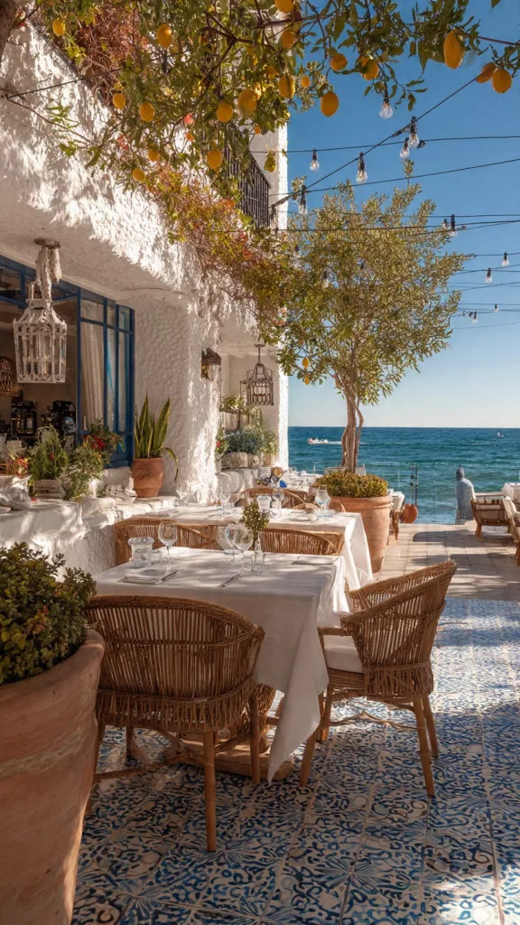 10 Creative Restaurant Aesthetic Ideas That Turn First-Time Visitors Into Regulars 9 Mediterranean Coastal