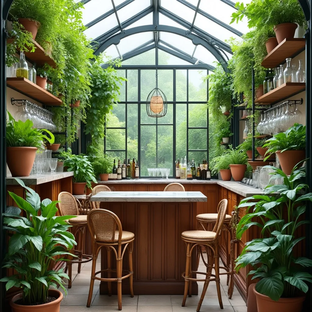 10 Creative Bar Ideas For Restaurant to Attract Customers 6 The Garden & Greenhouse Bar