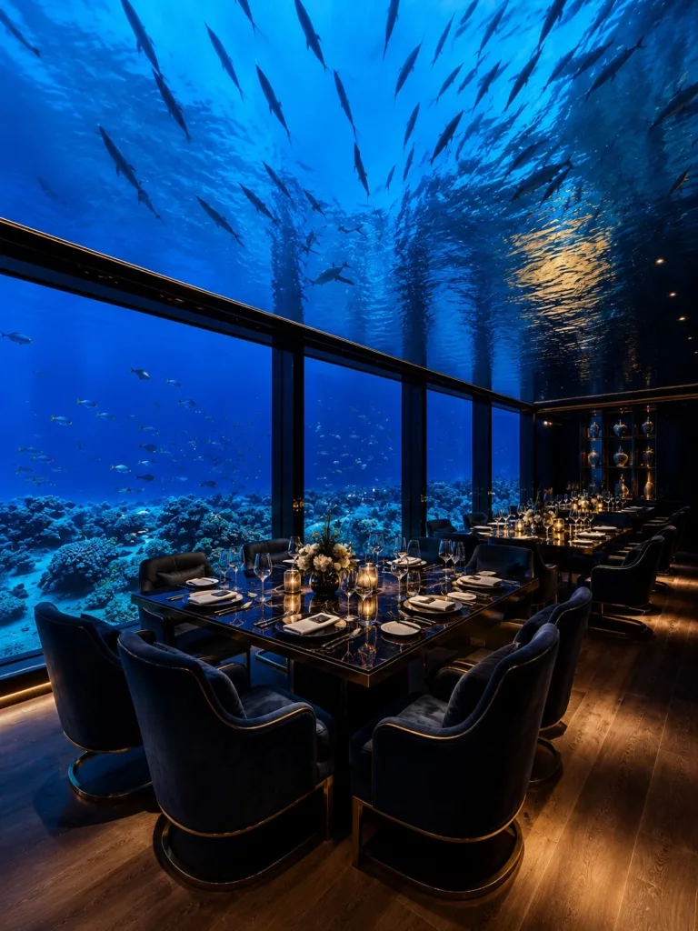 10 Fancy Restaurants Step Into Luxury at the World's Most 2 The Underwater Bubble Palace