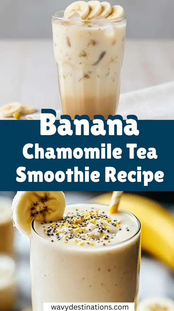 Banana Chamomile Tea Smoothie Recipe 1 Banana Chamomile Tea Smoothie Recipe