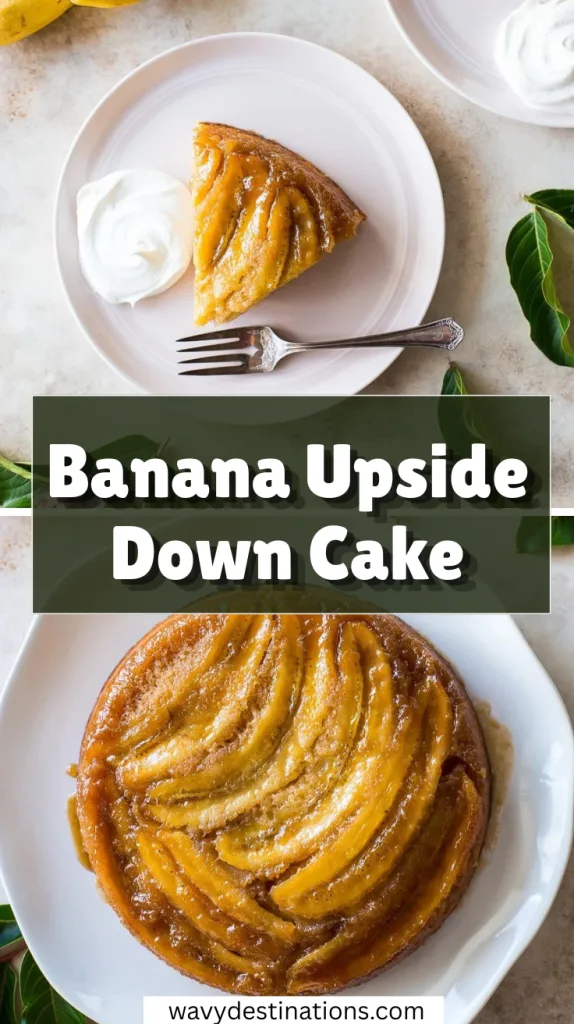 Banana Upside Down Cake Recipe 4 Banana Upside Down Cake Recipe