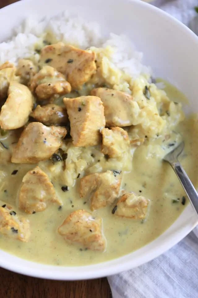 Basil Chicken in Coconut Curry Sauce Recipe 1 Basil Chicken in Coconut Curry Sauce Recipe