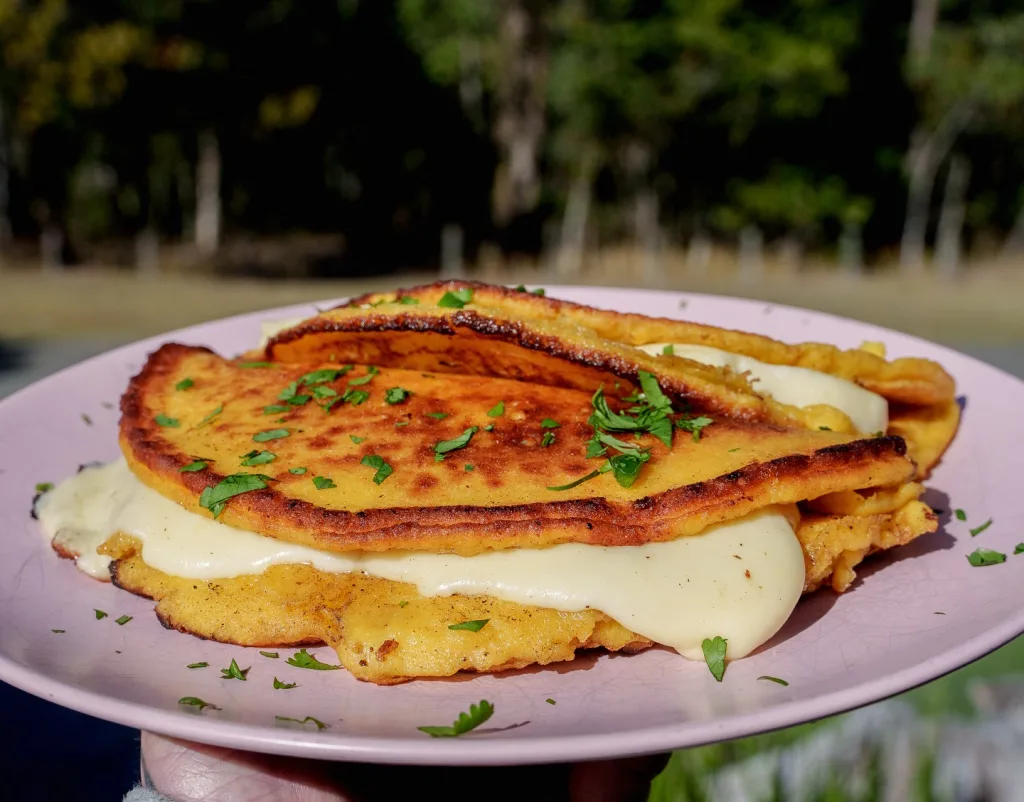 Cachapas (Venezuelan Corn Pancakes) Recipe 4 Cachapas (Venezuelan Corn Pancakes)