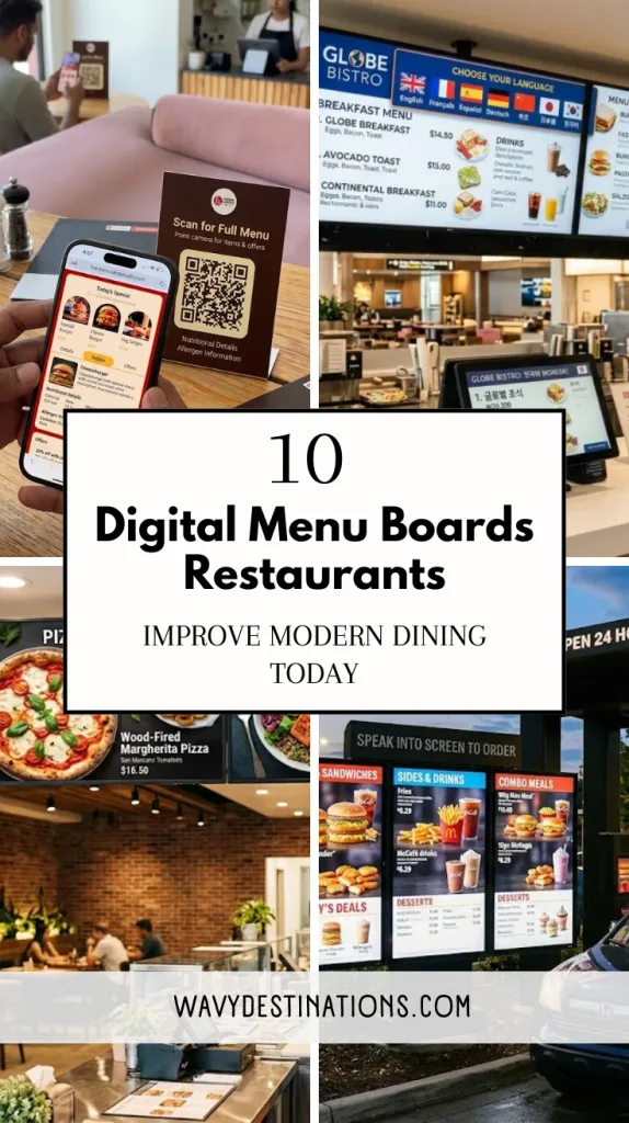 10 Digital Menu Boards Restaurants Improve Modern Dining Today 1 Digital Menu Boards Restaurants