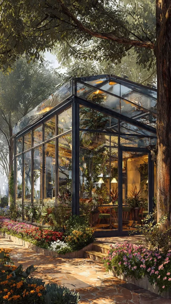10 Unique Restaurants Exterior Ideas to Create Lasting Impressions 6 Glass Greenhouse Restaurants Exterior