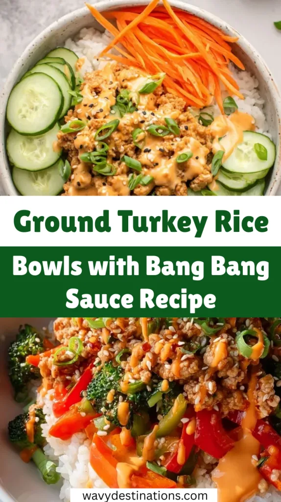 Ground Turkey Rice Bowls with Bang Bang Sauce Recipe 4 Ground Turkey Rice Bowls with Bang Bang Sauce Recipe
