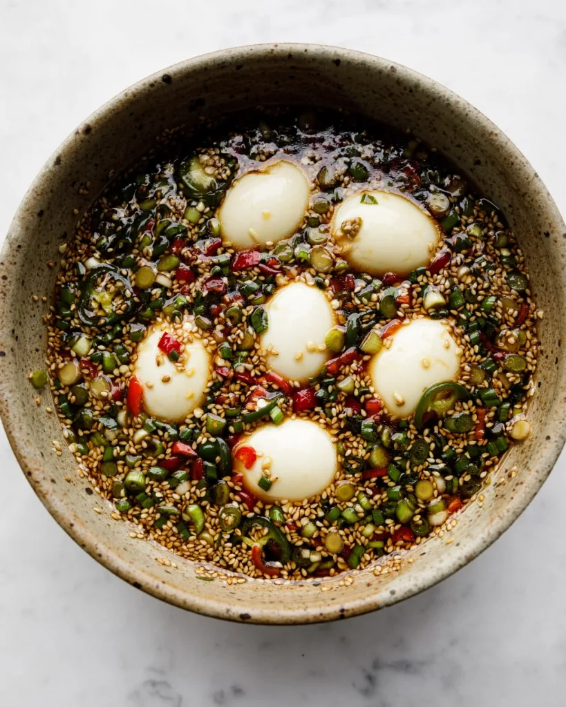 Korean Marinated Eggs