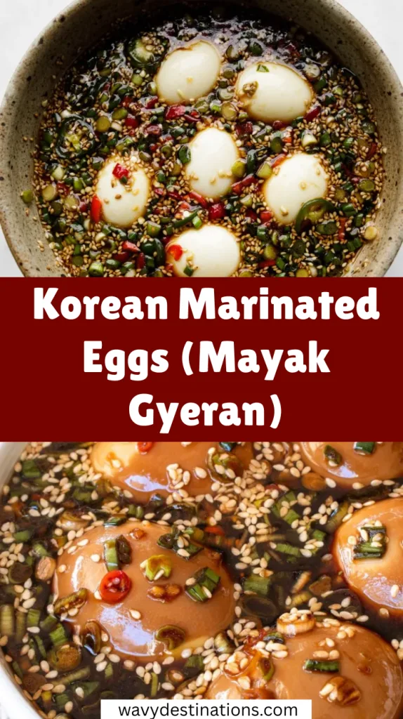 Korean Marinated Eggs (Mayak Gyeran) Recipe