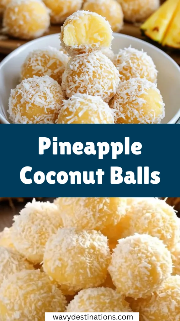 Pineapple Coconut Balls Recipe