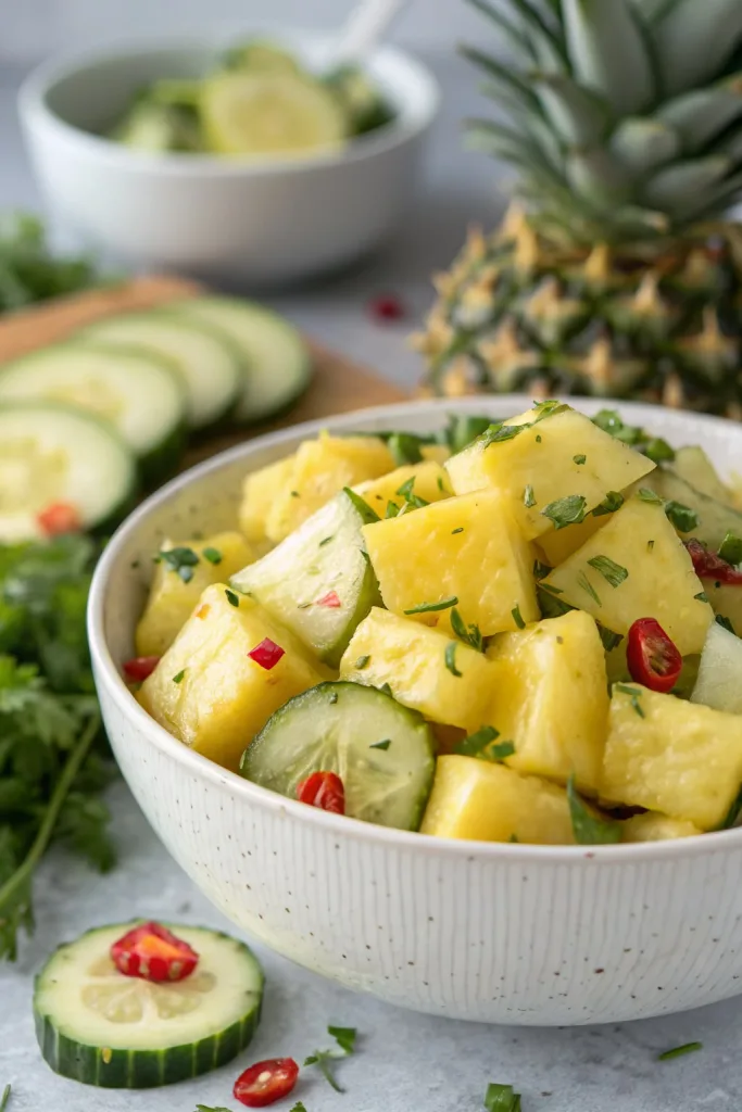 Pineapple Cucumber Salad Recipe 2 Pineapple Cucumber Salad