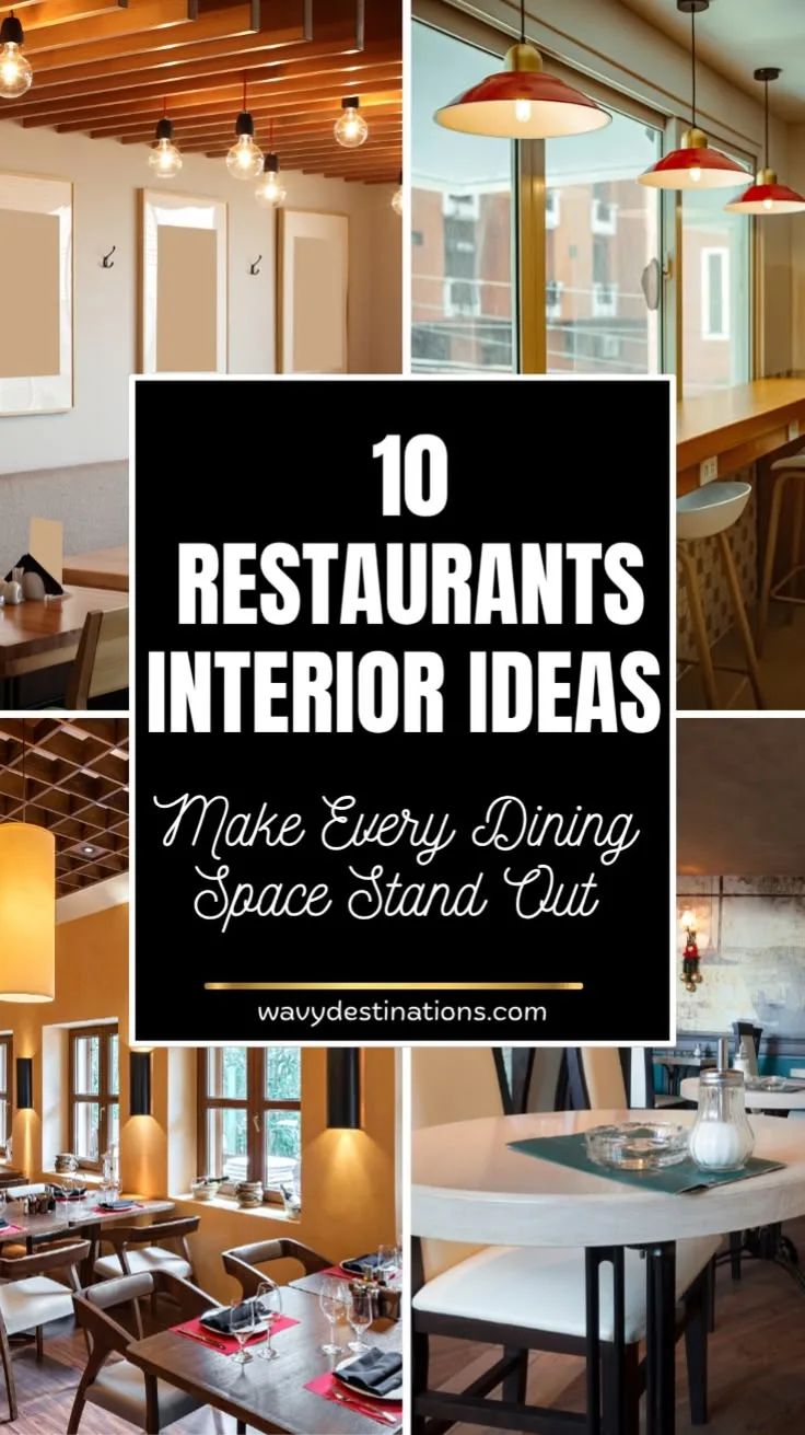 11 Restaurants Interior Ideas That Make Every Dining Space Stand Out