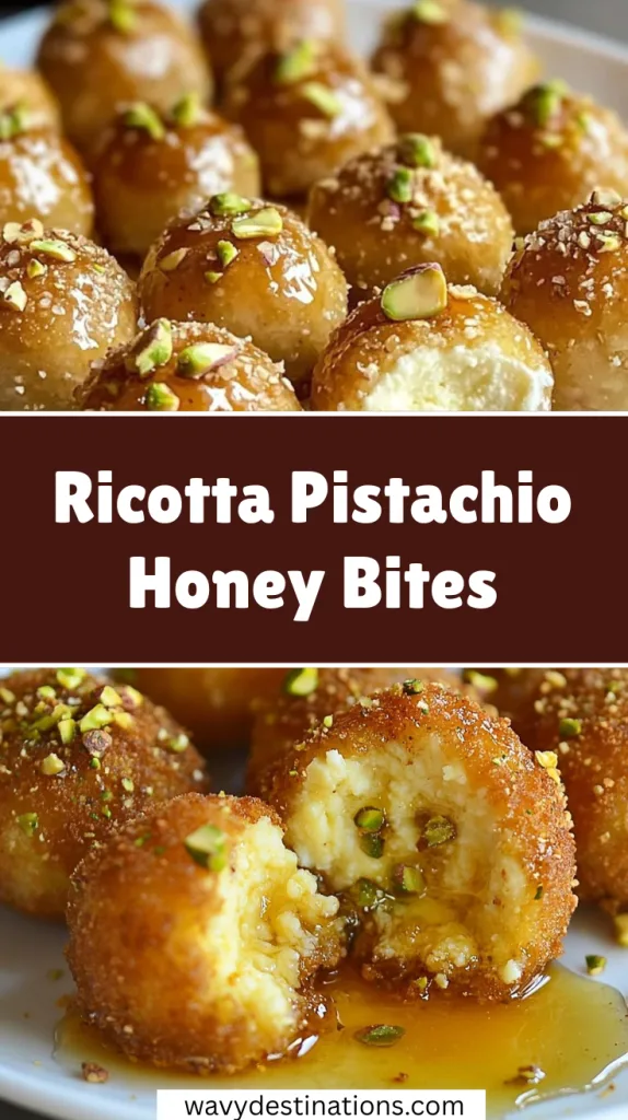 Ricotta Pistachio Honey Bites Recipe 9 Ricotta Pistachio Honey Bites Recipe