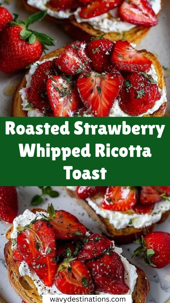 Roasted Strawberry Whipped Ricotta Toast Recipe 7 Roasted Strawberry Whipped Ricotta Toast Recipe