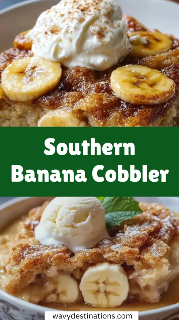Southern Banana Cobbler Recipe