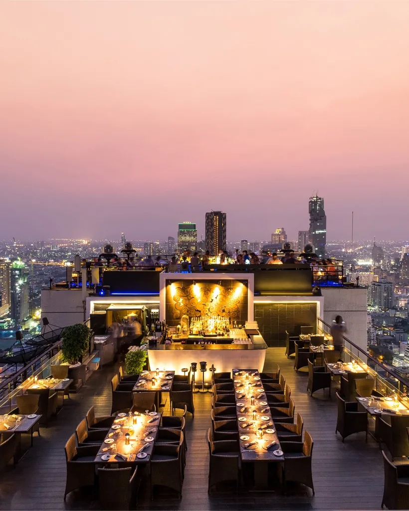 10 Top Bangkok Restaurants for Amazing Food and Great Views 7 Vertigo at Banyan Tree