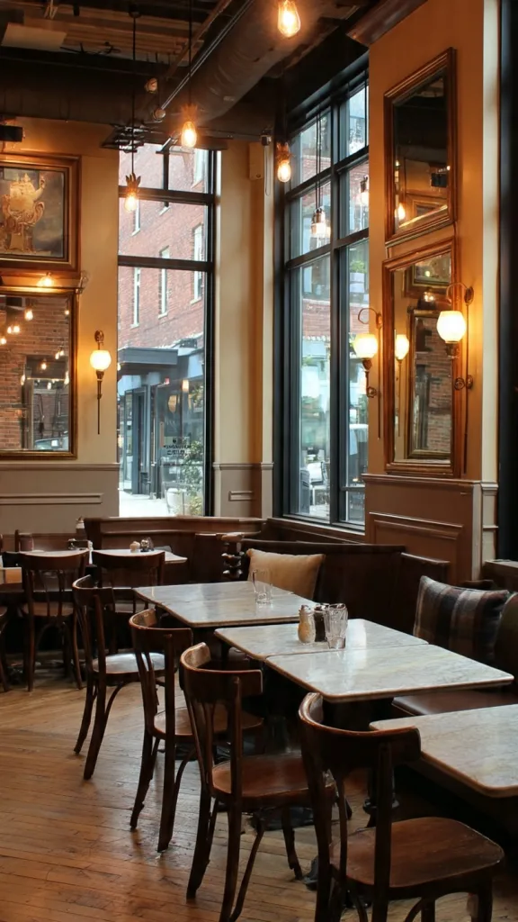 Parisian Bistro Design Small Restaurants