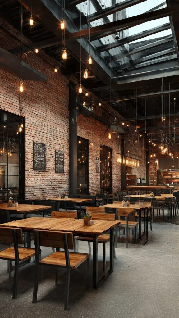 Industrial Loft Small Restaurant 