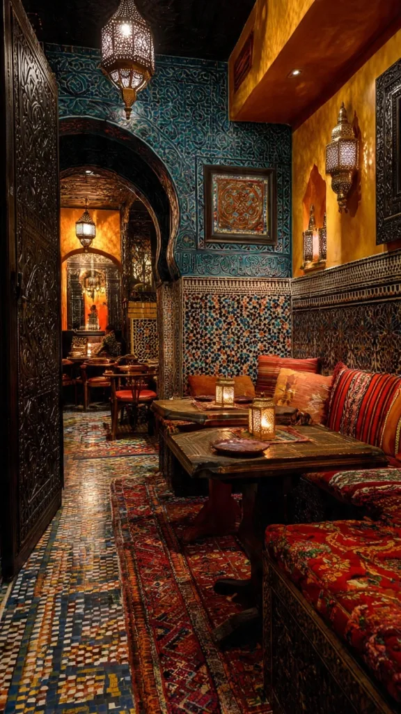Moroccan-Inspired Dining Space