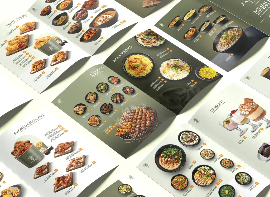 10 Best Carta de Menu Restaurants Design Ideas to Inspire 10 Photo-Based Food Menu