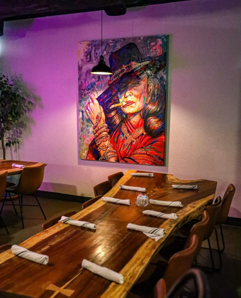 El Catrin Inspired Colorful Space