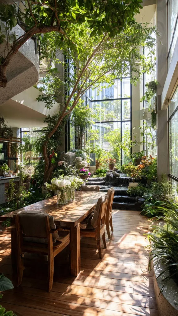 11 Restaurants Interior Ideas That Make Every Dining Space Stand Out 2 Glass Garden Dining Room Restaurants Interior