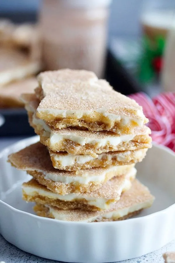 Churro Saltine Toffee Recipe 3 Churro Saltine Toffee