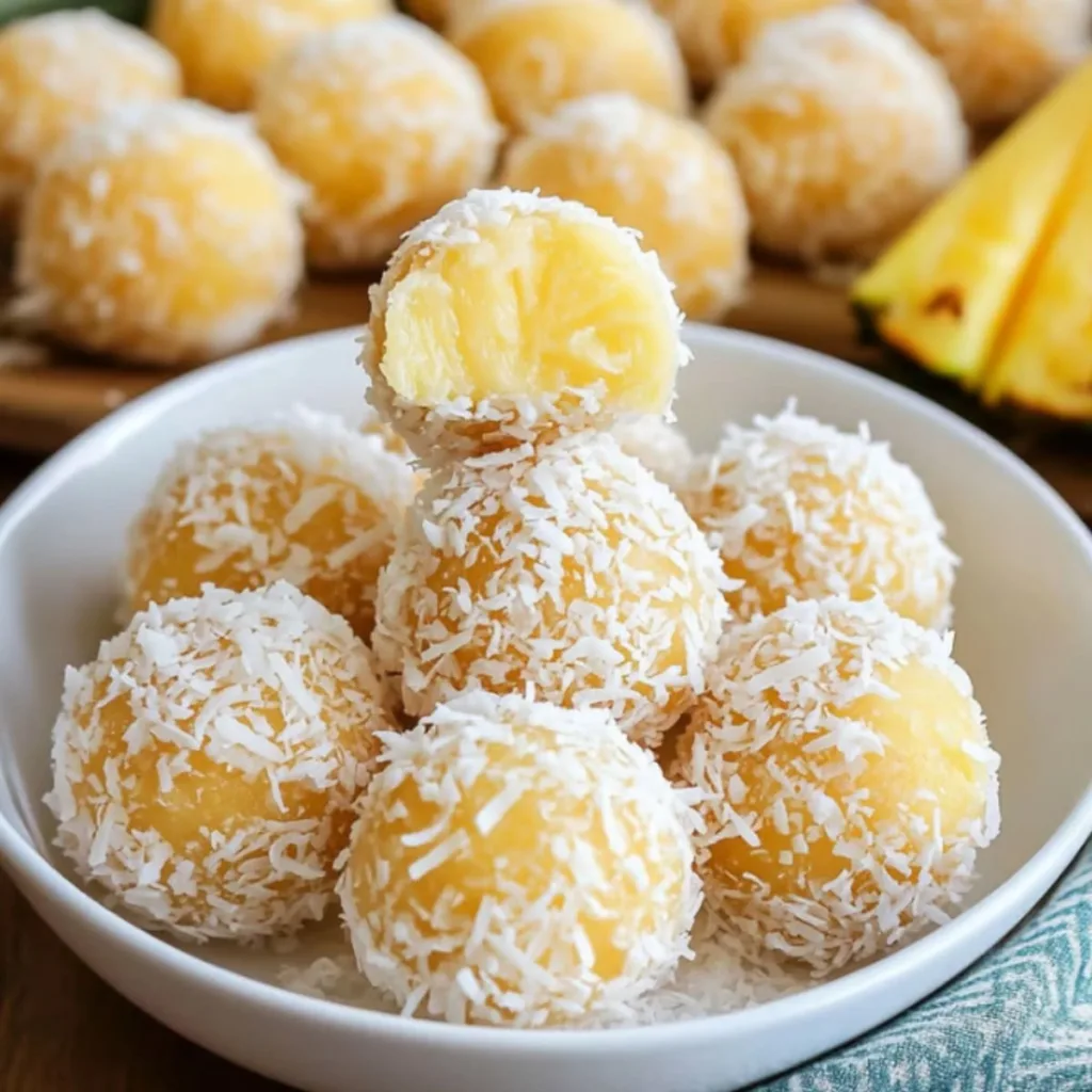 Pineapple Coconut Balls