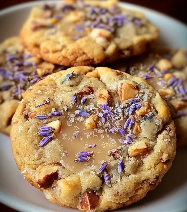 Lavender Honey Crunch Cookies