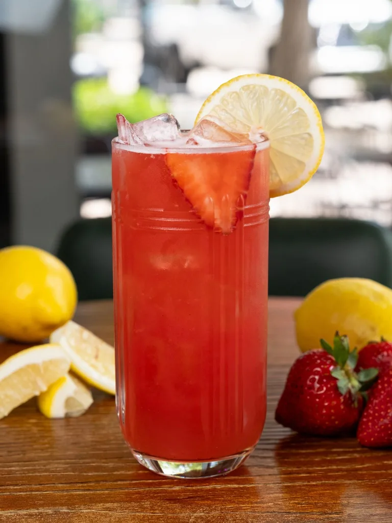 Hibiscus Tea Strawberry Lemonade Refresher