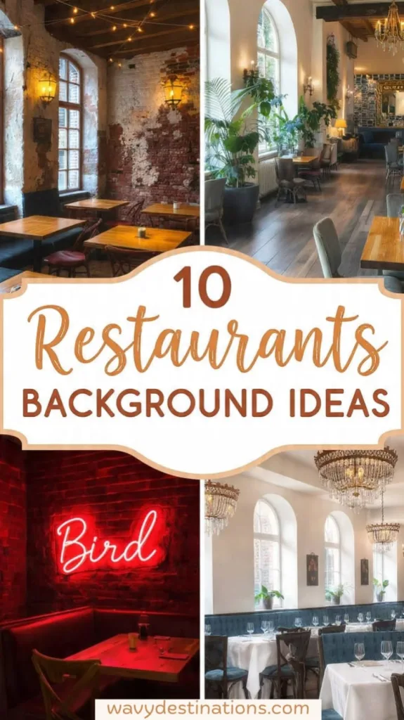 Restaurants background