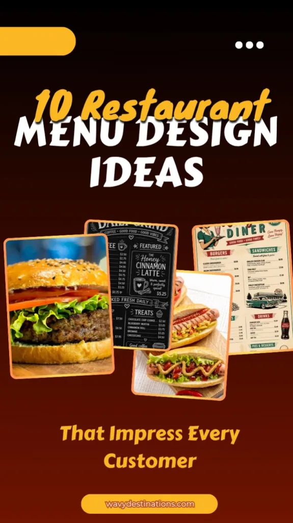 10 Restaurants Menu Design Ideas That Impress Every Customer