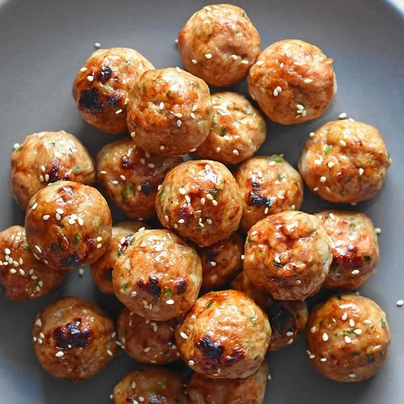 Tsukune Japanese Chicken Meatballs Recipe 1 Tsukune Japanese Chicken Meatballs