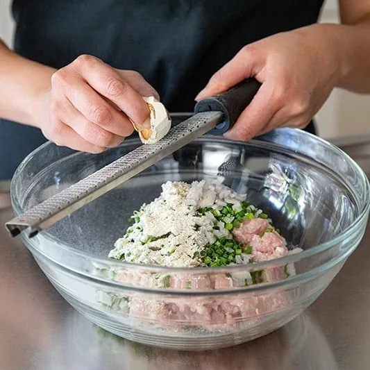 Tsukune Japanese Chicken Meatballs Recipe 2 Mix and Form the Meatballs