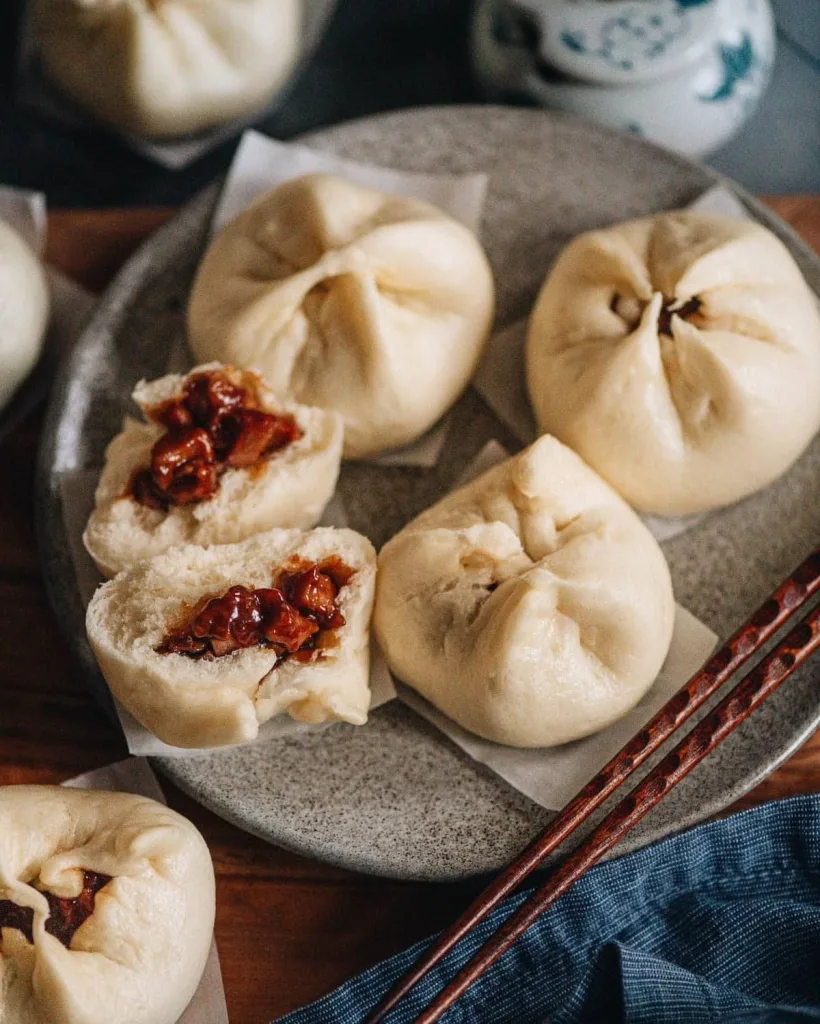 Chinese BBQ Pork Steamed Buns Recipe 1 Chinese BBQ Pork Steamed Buns