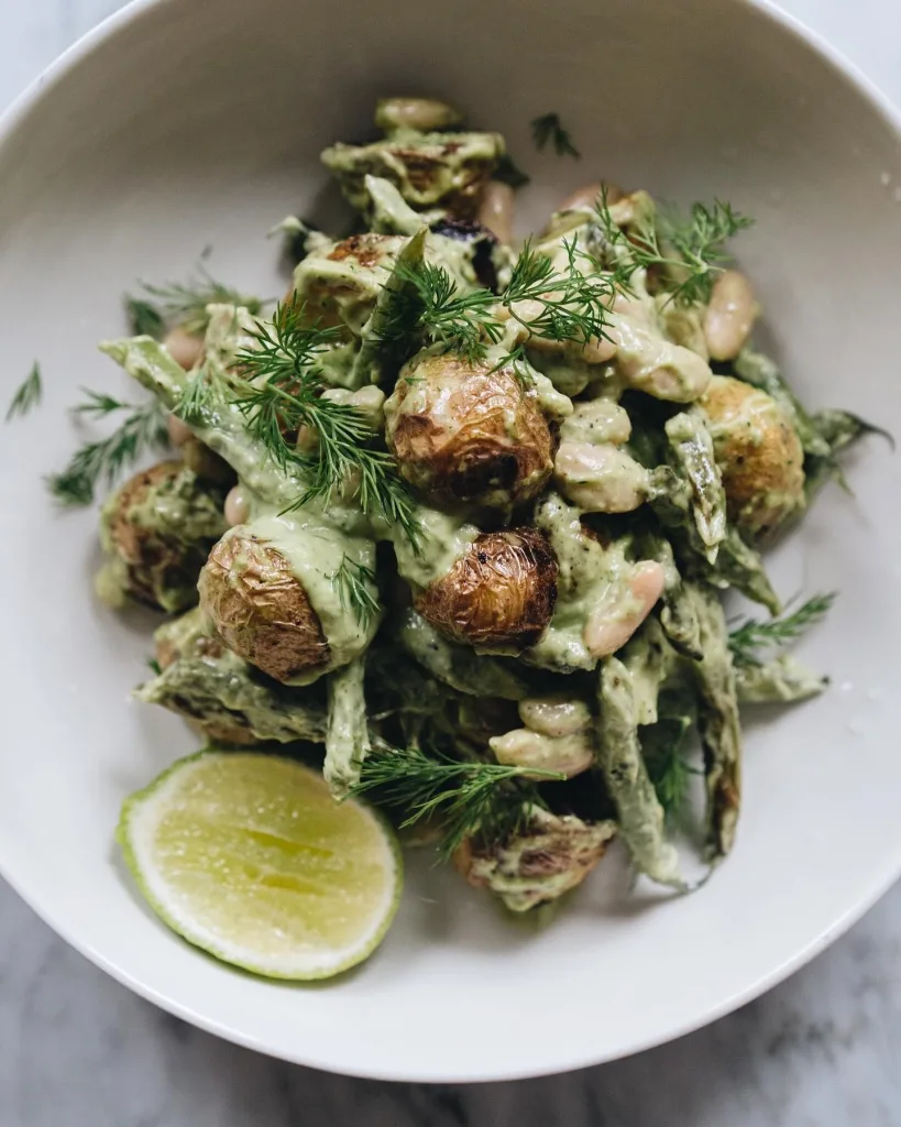 Creamy Green Bean Potato Salad Recipe 2 Creamy Green Bean Potato Salad Recipe