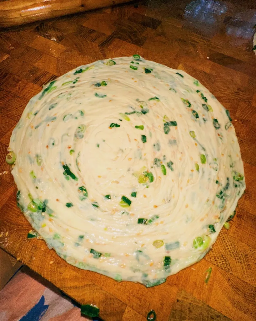 Chinese Scallion Pancakes Recipe 2 Chinese Scallion Pancakes