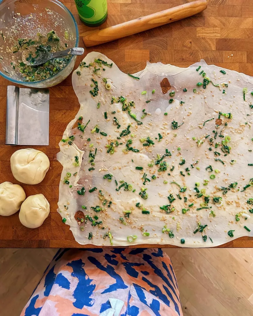 Chinese Scallion Pancakes Recipe 1 Chinese Scallion Pancakes