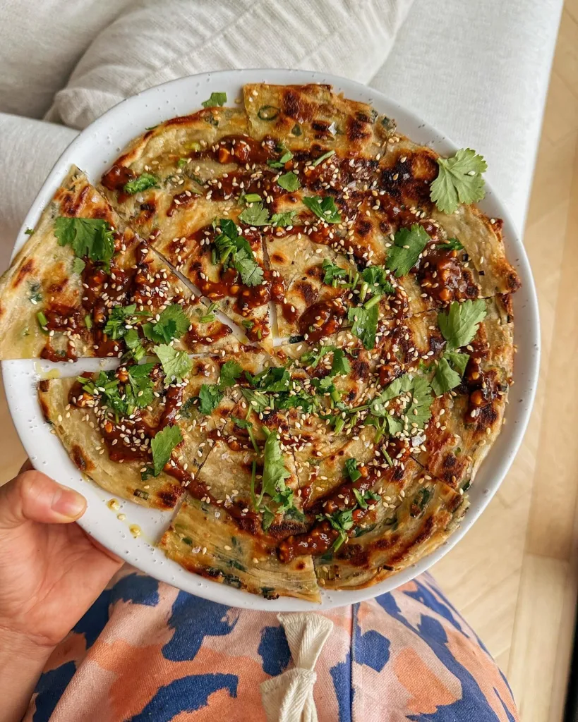 Chinese Scallion Pancakes Recipe 4 Chinese Scallion Pancakes