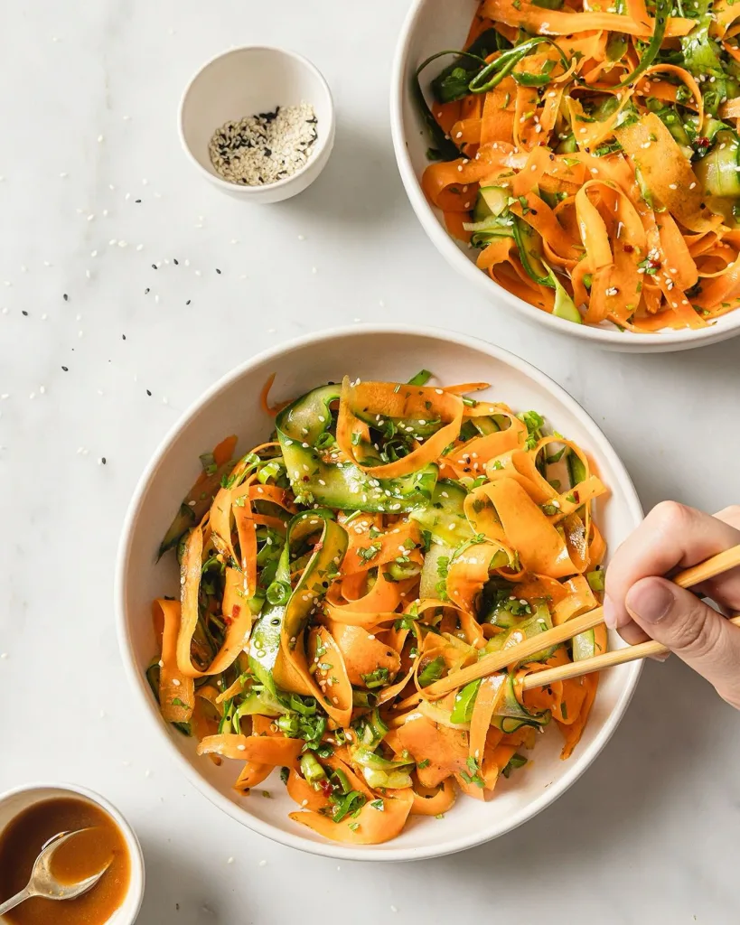 Vietnamese Cucumber and Carrot Salad Recipe 2 Vietnamese Cucumber and Carrot Salad