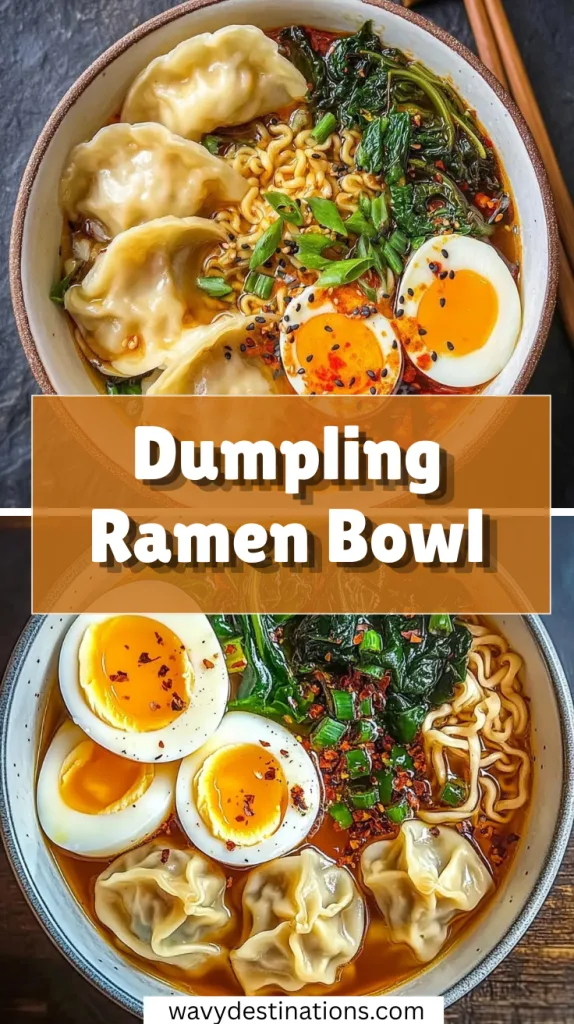 Dumpling Ramen Bowl Recipe 1 Dumpling Ramen Bowl Recipe
