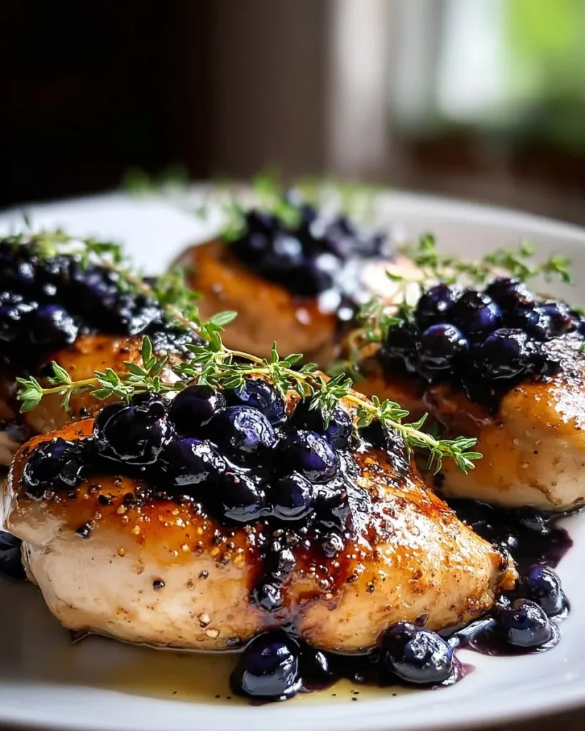 Blueberry Thyme Chicken Recipe 1 image 1