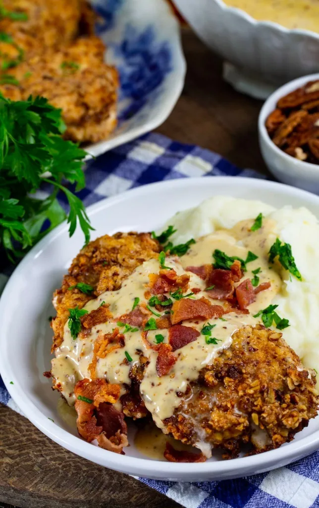 Maple Bourbon Pecan Chicken Recipe 1 Maple Bourbon Pecan Chicken