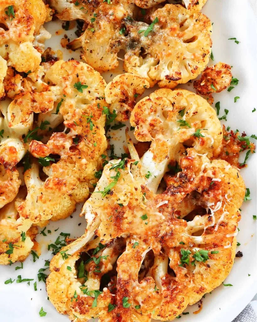 Garlic Butter Roasted Cauliflower