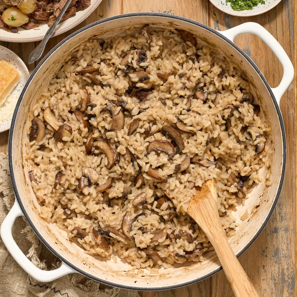 Beef Short Ribs with Mushroom Risotto Recipe 3 Beef Short Ribs with Mushroom Risotto