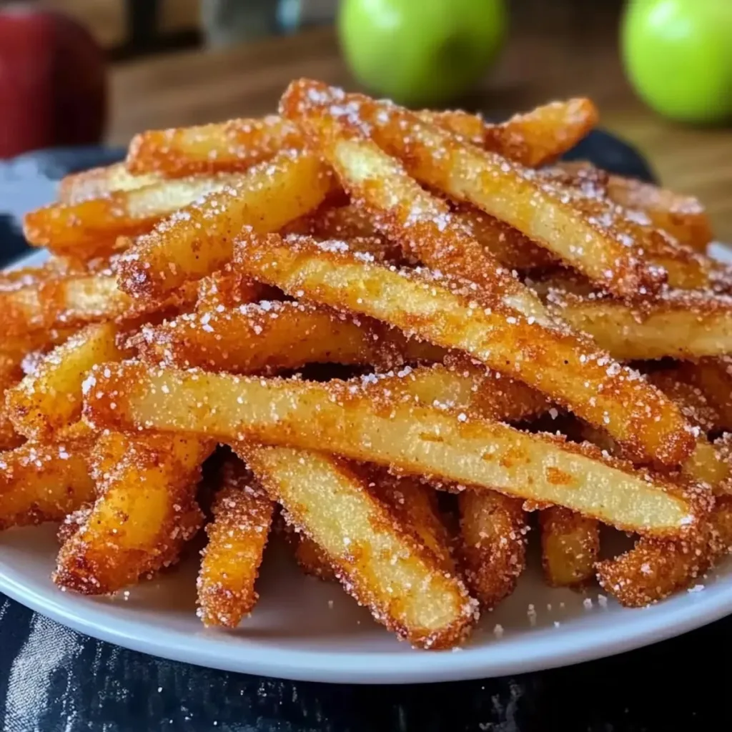 Air Fryer Apple Fries Recipe 2 Air Fryer Apple Fries