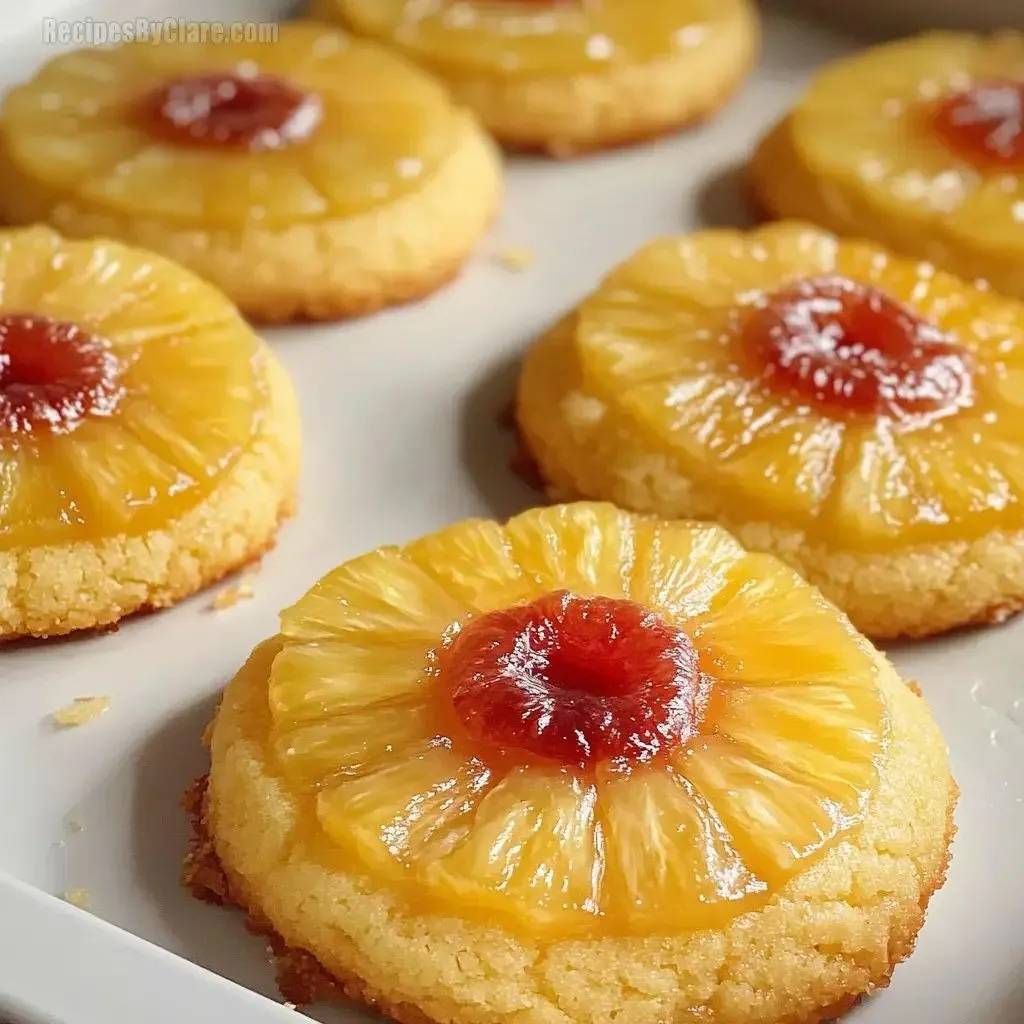 Pineapple Upside Down Sugar Cookies Recipe 1 Pineapple Upside Down Sugar Cookies